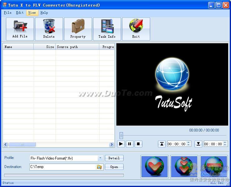 Tutu X to FLV Converter