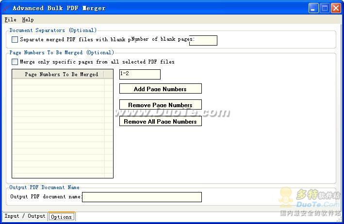 Advanced Bulk PDF Merger