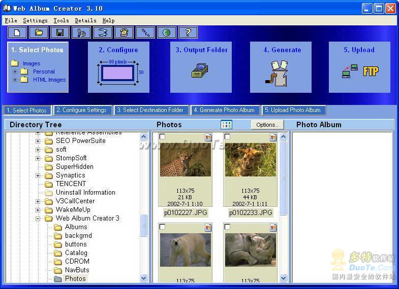 Web Album Creator