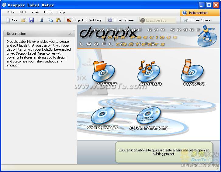 Droppix Label Maker