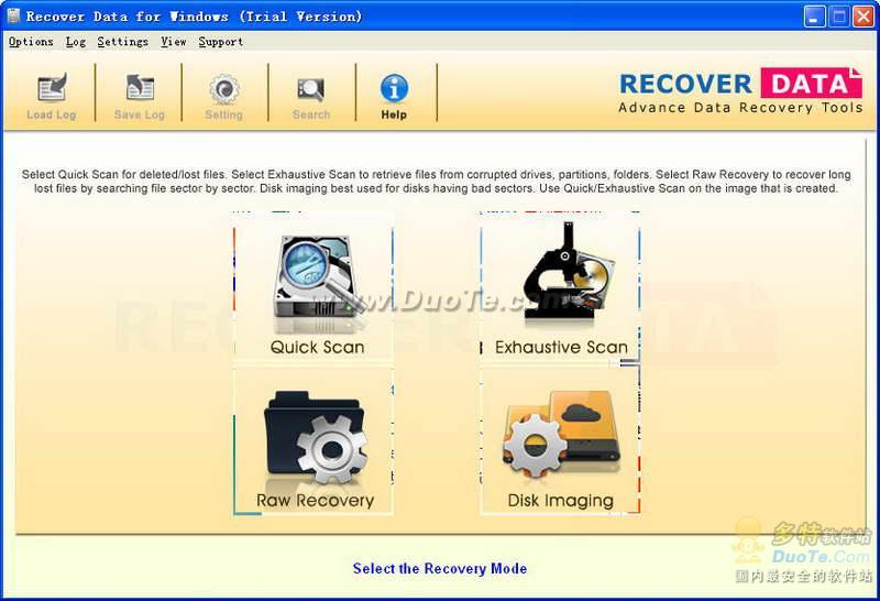 Recovery Data for Windows