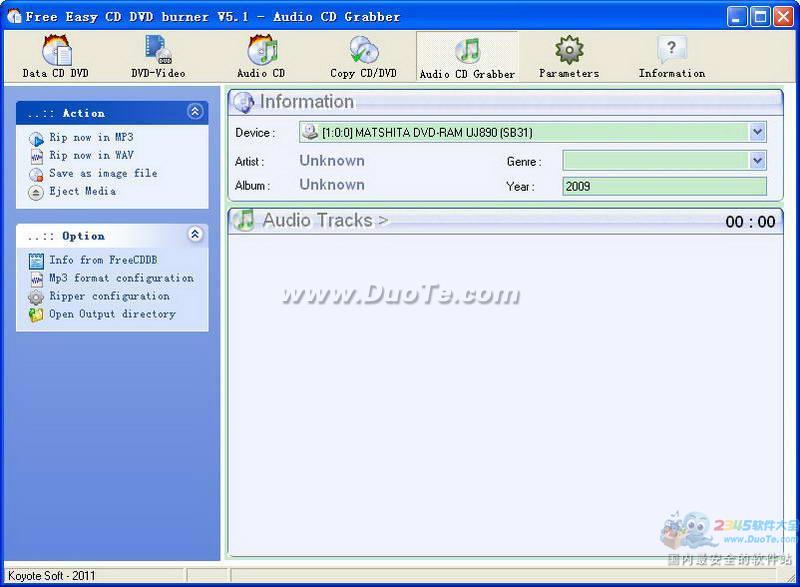 Free Easy CD DVD Burner