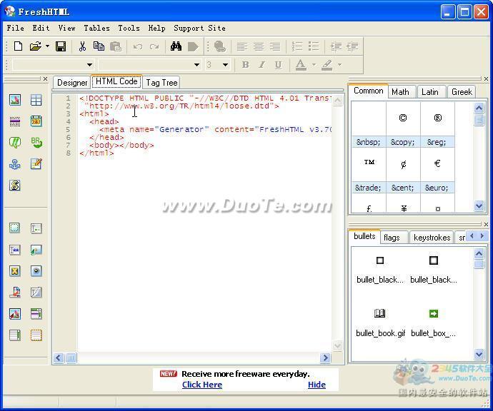 Fresh HTML