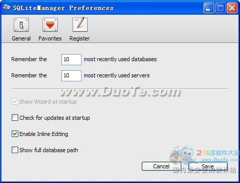 SQLiteManager
