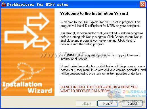 DiskExplorer for NTFS