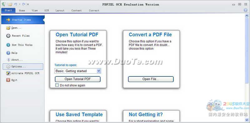 PDF2XL OCR: Convert PDF to Excel