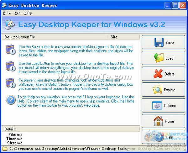 Easy Desktop Keeper