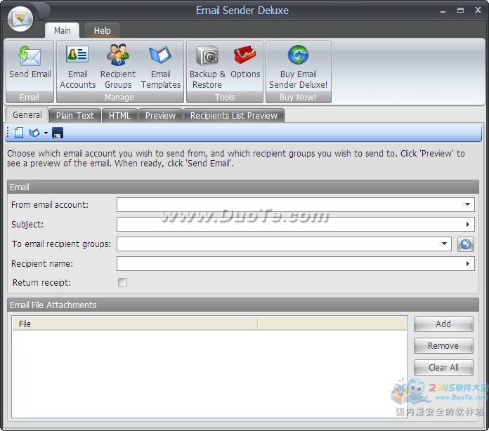 Email Sender Deluxe