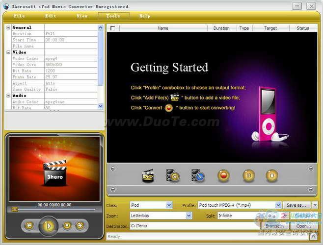 3herosoft iPod Movie Converter