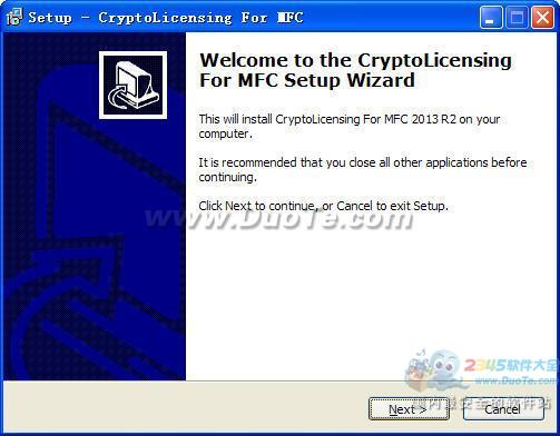 CryptoLicensing For MFC