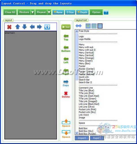 SmileMelon Website Layout Maker