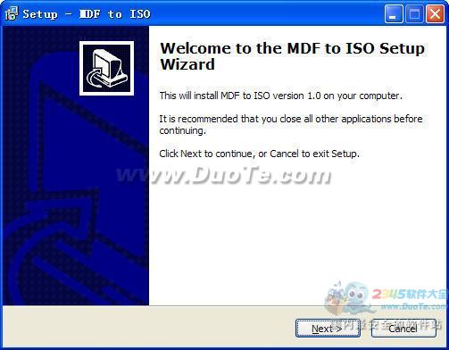 MDF to ISO(mdfתiso)