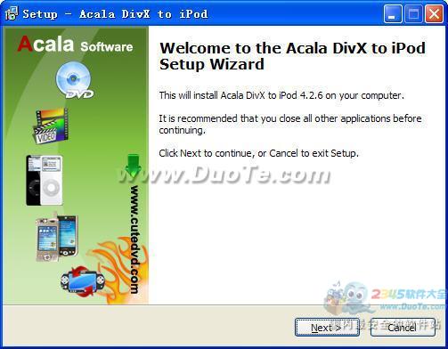 Acala DivX to iPod