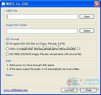 WBFS to ISO(WBFSļתISO)
