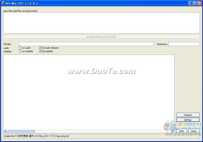 AVI-Mux GUI (ƵĻָϲ)