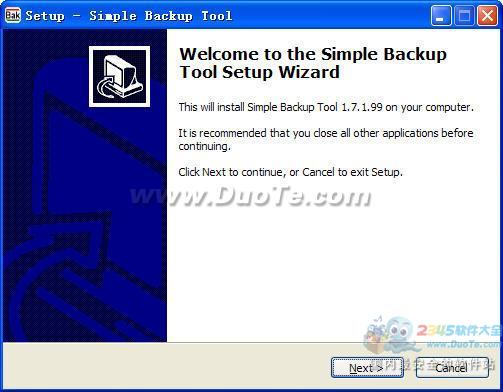 Simple Backup Tool
