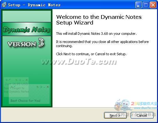 Dynamic Notes