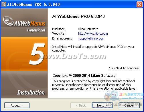 AllWebMenus Pro