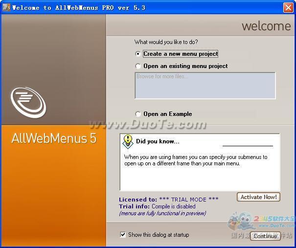 AllWebMenus Pro