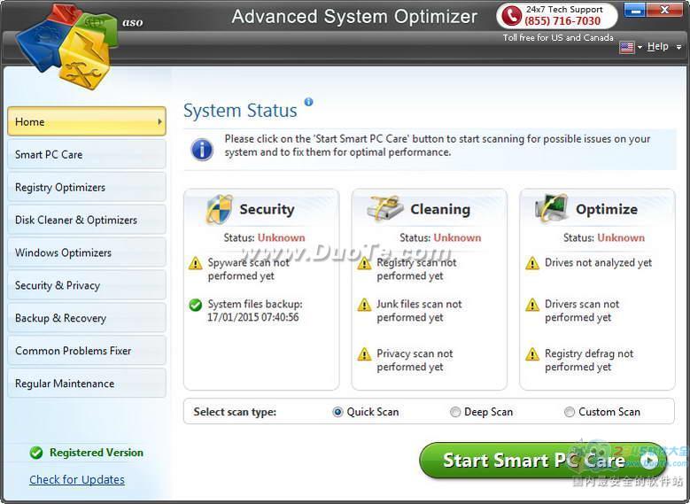 Advanced System Optimizer V3.9.1111.16526