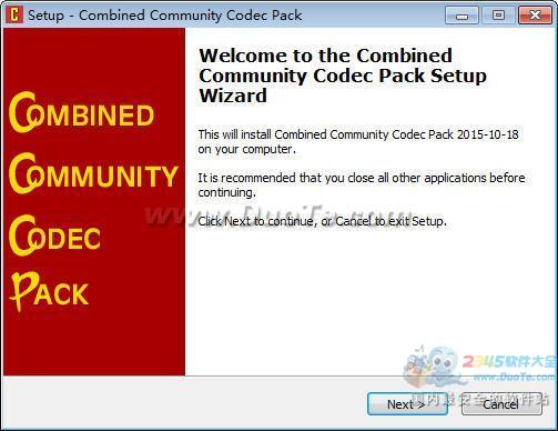 Combined Community Codec Pack(CCCP)
