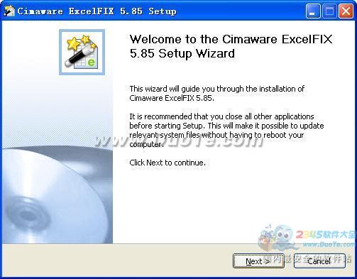 ExcelFIX Excel File Recovery V5.85