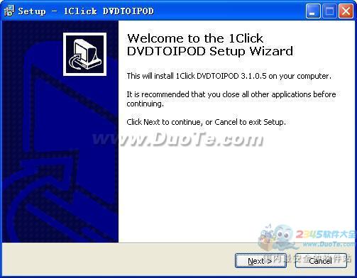 1CLICK DVDtoiPod(Ƶת)