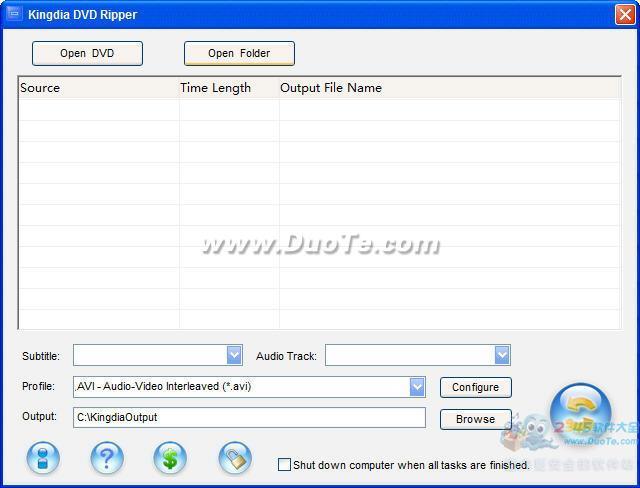 Kingdia DVD RipperƵļתߣ