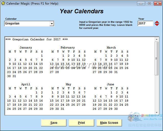 Calendar Magic(ħ)
