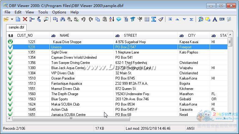 DBF Viewer