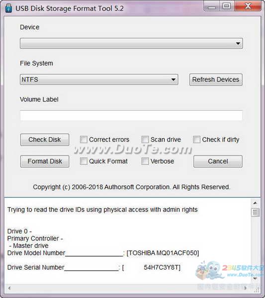 USB Disk Storage Format Tool