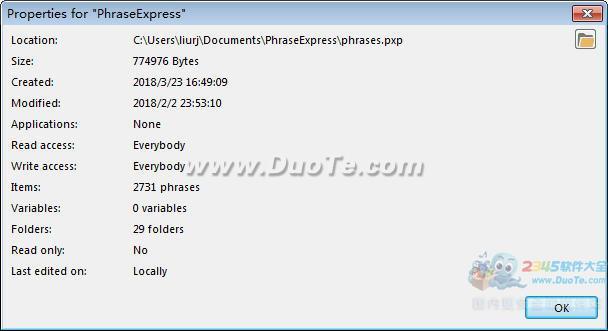 PhraseExpress()
