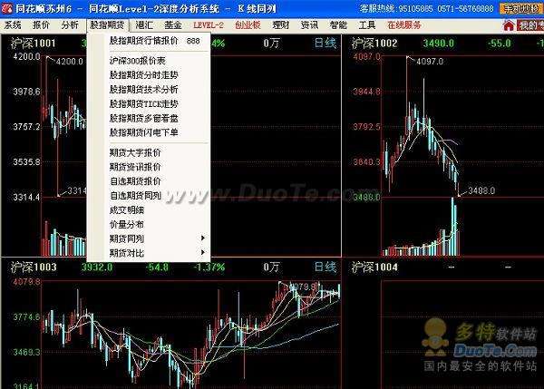 同花顺全新推出股指期货模拟行情，输入888即可查看