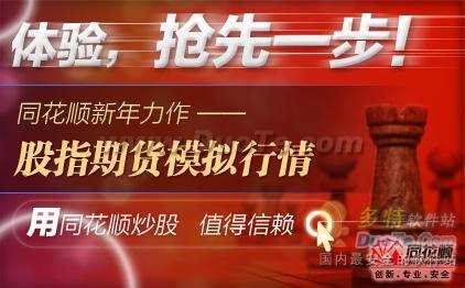 同花顺全新推出股指期货模拟行情，输入888即可查看