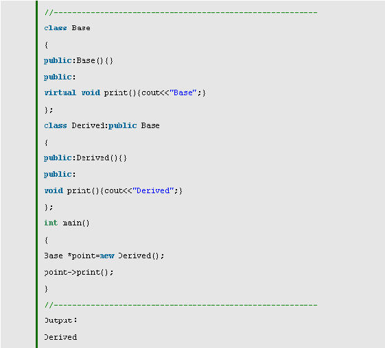 C++ Virtual