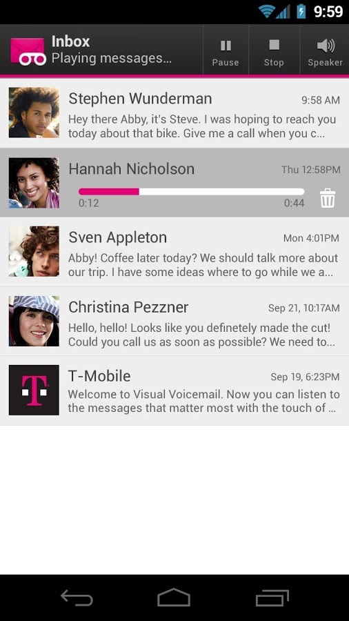 T-Mobile Visual Voicemail