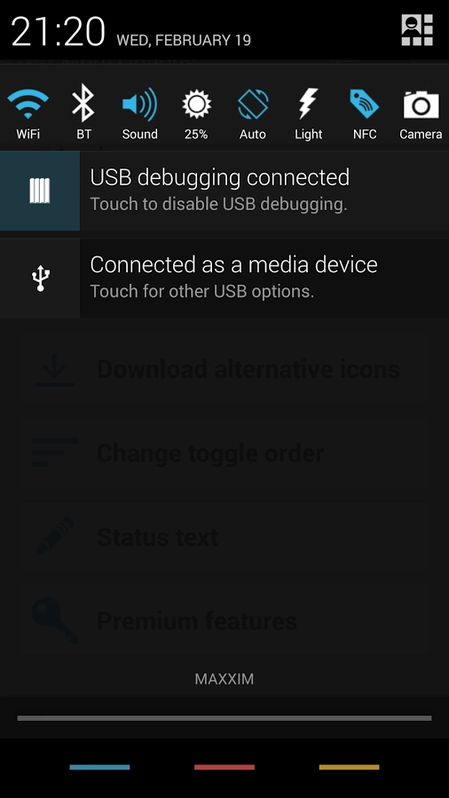 Notification Toggle