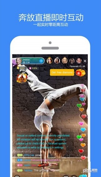 Facecast app