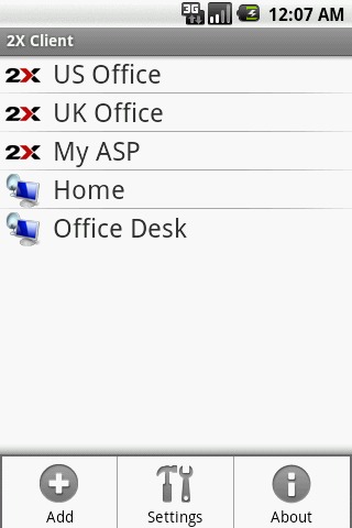 Զ 2X Client RDP/Remote Desktop