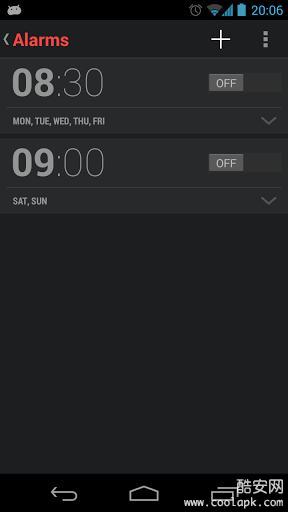 Clock + :Alarm Timer Stopwatchͼ1