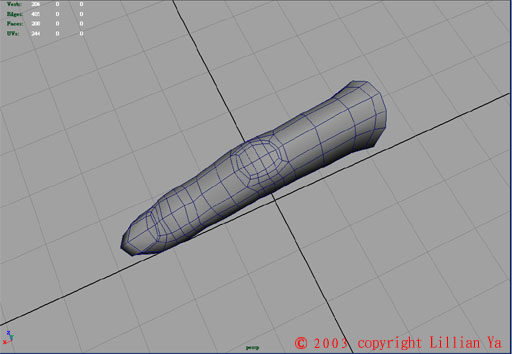 maya手的建模
