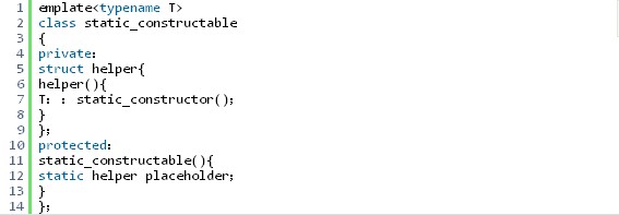 ̸C#C++ھ̬캯ϵ 