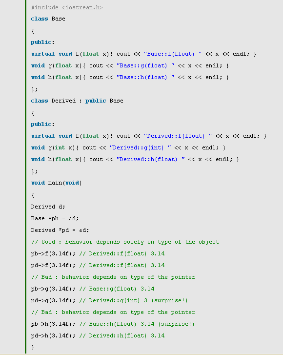 C++ Virtual