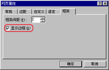 Frontpageʹü֮ؿܵı߿