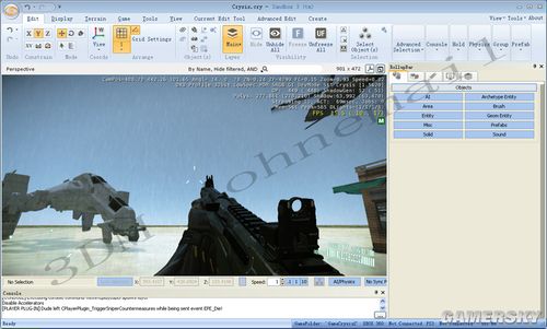 《孤岛危机2》Sandbox3大厨版图文教程：简单的物品放置与添加敌人