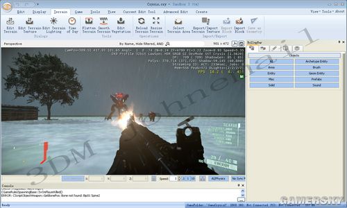 《孤岛危机2》Sandbox3大厨版图文教程：简单的物品放置与添加敌人