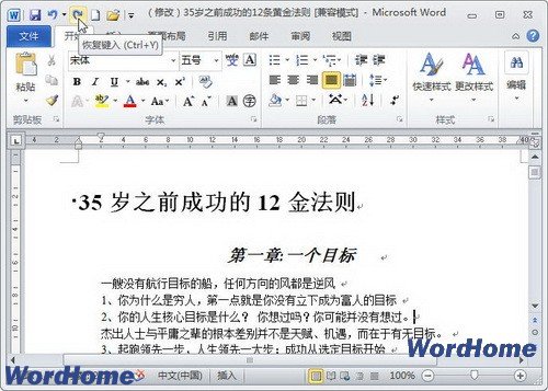 Word2010ʹóָ빦