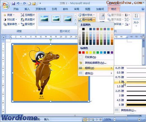 Word2007ͼƬ߿