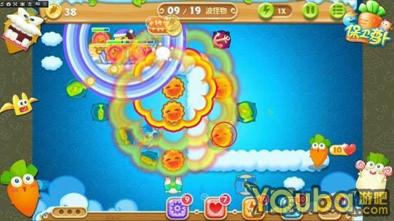 《保卫萝卜2》极地冒险第64关金萝卜图文攻略