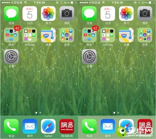 iOS7ϵͳôDockɫʾ